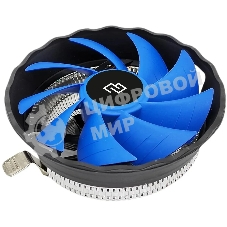 Кулер для процессора Digma D-CPC95-2 синий/черный, 120 мм, алюминий, 1500 об/мин, 29 дБ, 3 pin, 95 Вт, 66 мм