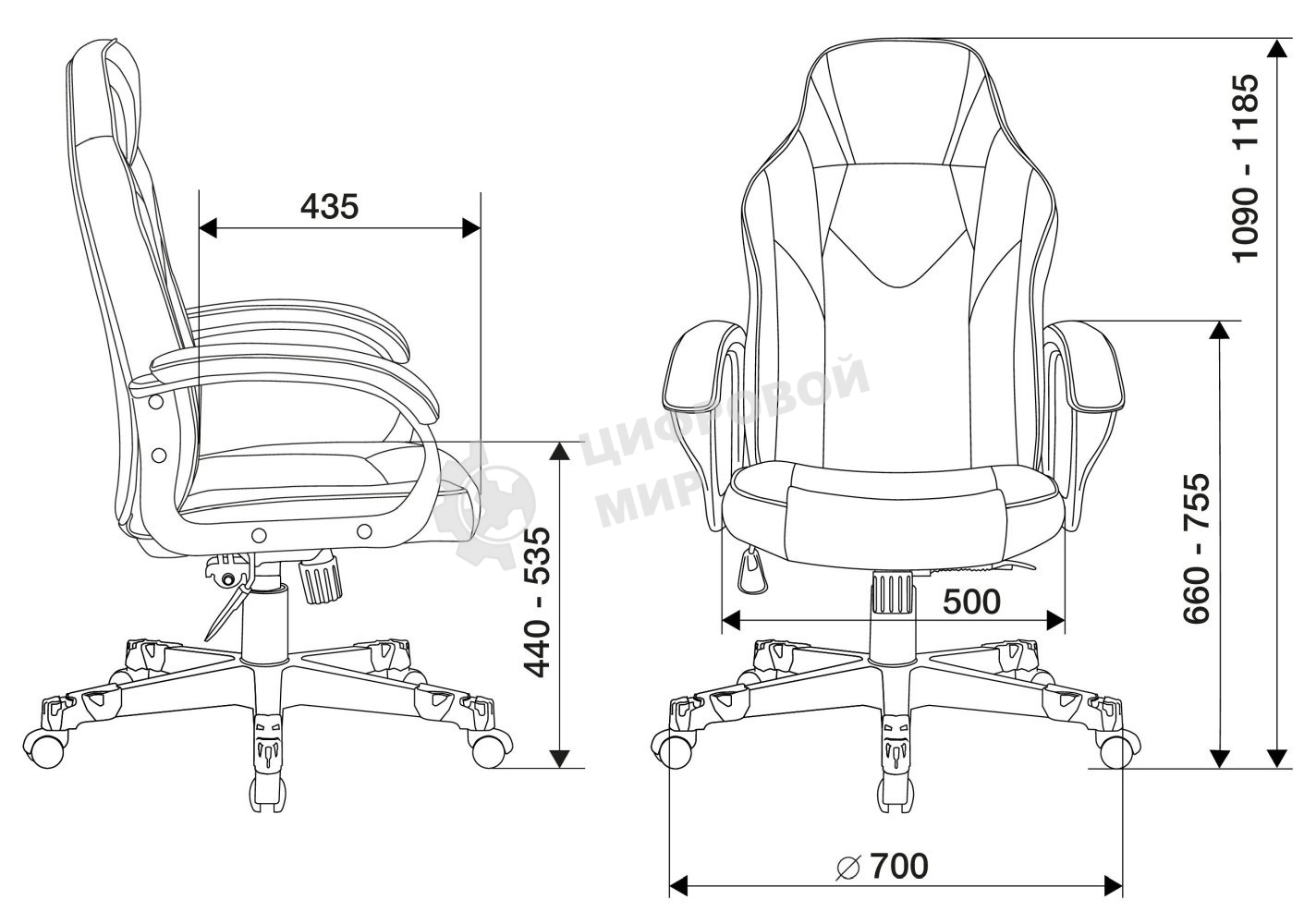 Кресло игровое Zombie GAME 17 черный, текстиль/эко.кожа, крестовина пластик