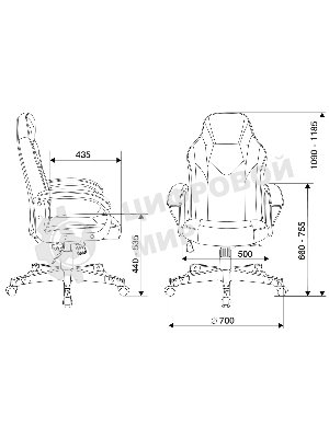 Кресло игровое Zombie GAME 17 черный, текстиль/эко.кожа, крестовина пластик