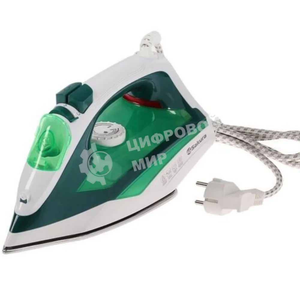 Утюг Sakura SA-3052SGR 2400 Вт стальная подошва