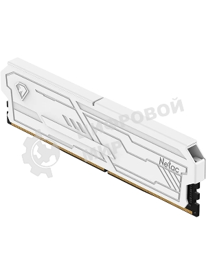 Оперативная память Netac Shadow III, DDR4, 32GB (2x16GB), 3200 MHz, CL16, с радиатором, белый