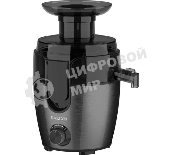 Соковыжималка GARLYN J-150 черный, центробежная, 850 Вт, 500 мл, механическое