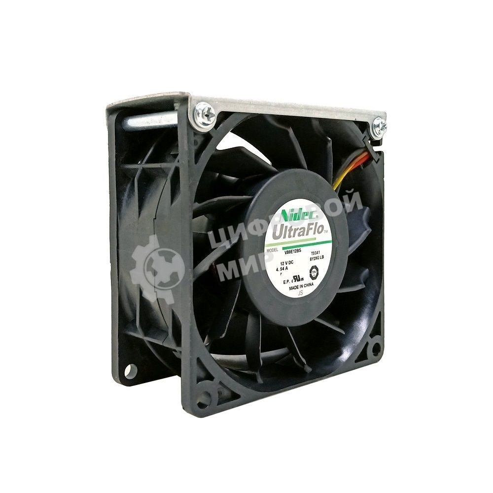 Вентилятор для корпуса Chenbro 384-FAN000014BA0 черный, 80 мм, 11000 об/мин, 4 pin