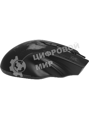 Мышь беспроводная Defender Kronos GM-695 черный, 1600 dpi, радиоканал, USB, кнопки - 7