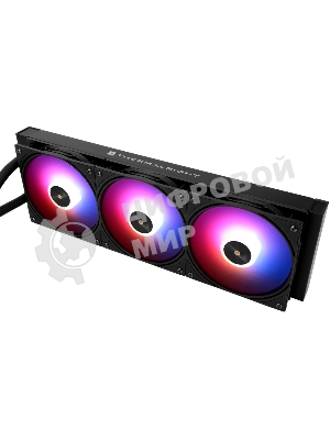 Система жидкостного охлаждения Thermalright Frozen Warframe PRO 360 ARGB Soc-AM5/AM4/1200/1700/1851 черный 4-pin 29.8dB Al LCD Ret (F-WFRAME-PRO-360-BL-ARGB)