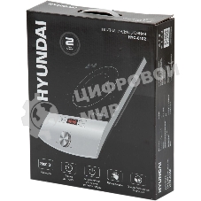 Плита настольная электрическая Hyundai HYC-0102 серебристый/черный, 2 кВт, индукция, конфорки - 1, стеклокерамика, поворотные переключатели, сенсорнастольная электрическая Hyundai HYC-0102 серебристый/черный стеклокерамика
