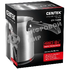Электрическая турка Centek CT-1099 SS серебристый, исп. кофе - молотый, 0.5 л, 480 Вт