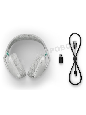 Гарнитура Logitech G321 Lightspeed белый, беспроводная, радиоканал, до 20 ч