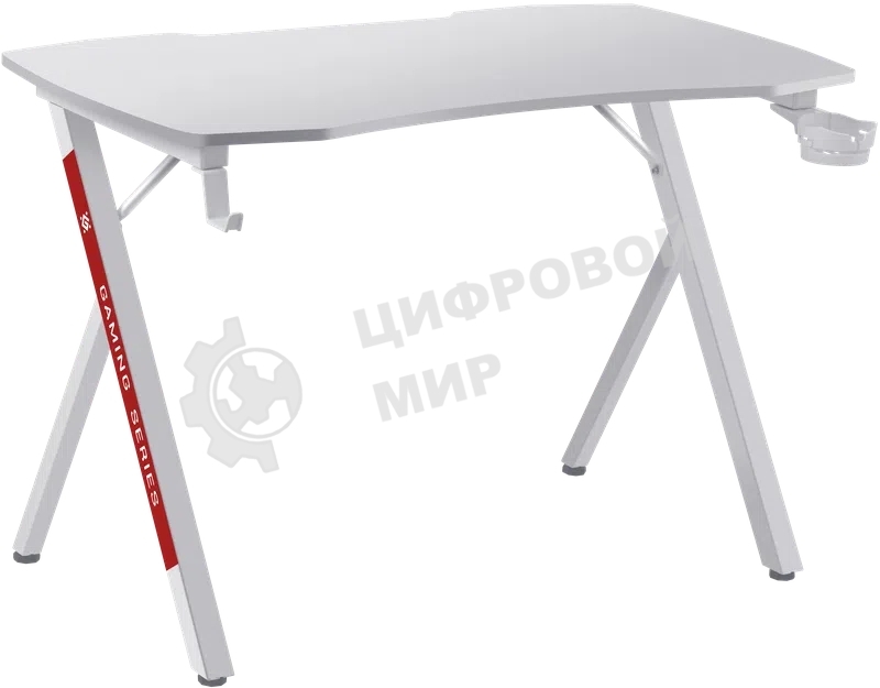 Стол игровой Defender GAMING CHRONO белый