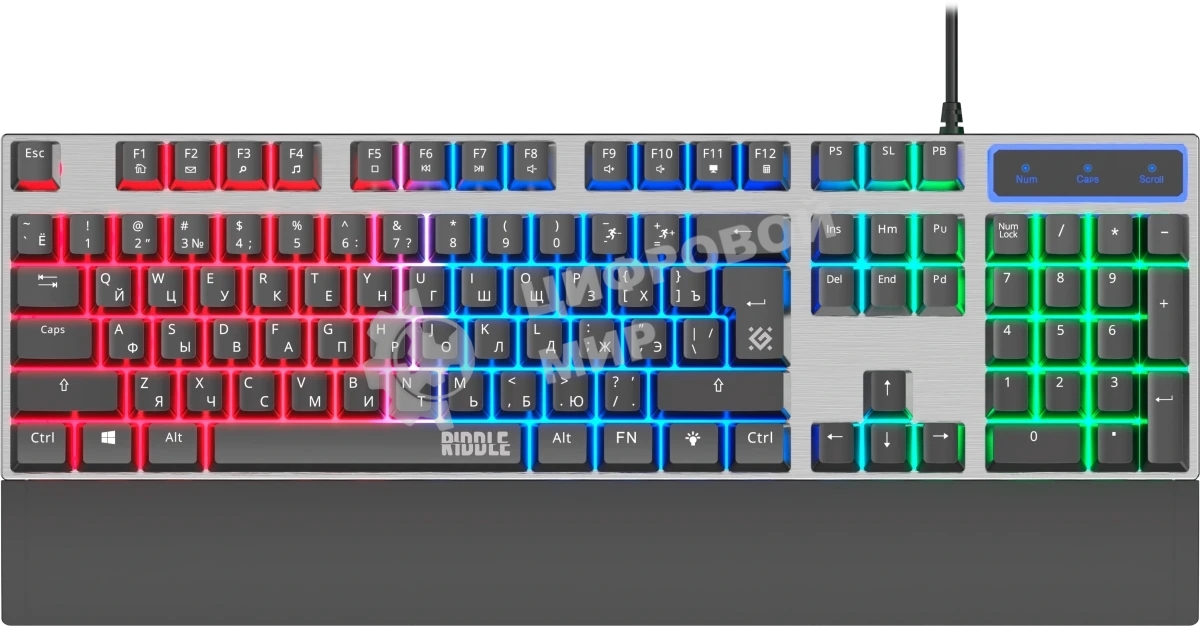 Клавиатура Defender Riddle GK-405 проводная, USB Type-A, чёрный