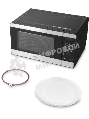 Микроволновая печь Vitek VT-MW0420 черный, 20 л, 700 Вт, переключатели - кнопки