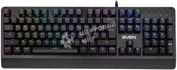 Клавиатура проводная механическая игровая клавиатура SVEN KB-G9700 черный