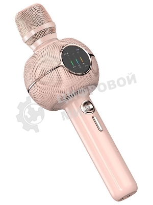 Караоке-микрофон с динамиком Divoom StarSpark розовый (41000009687)