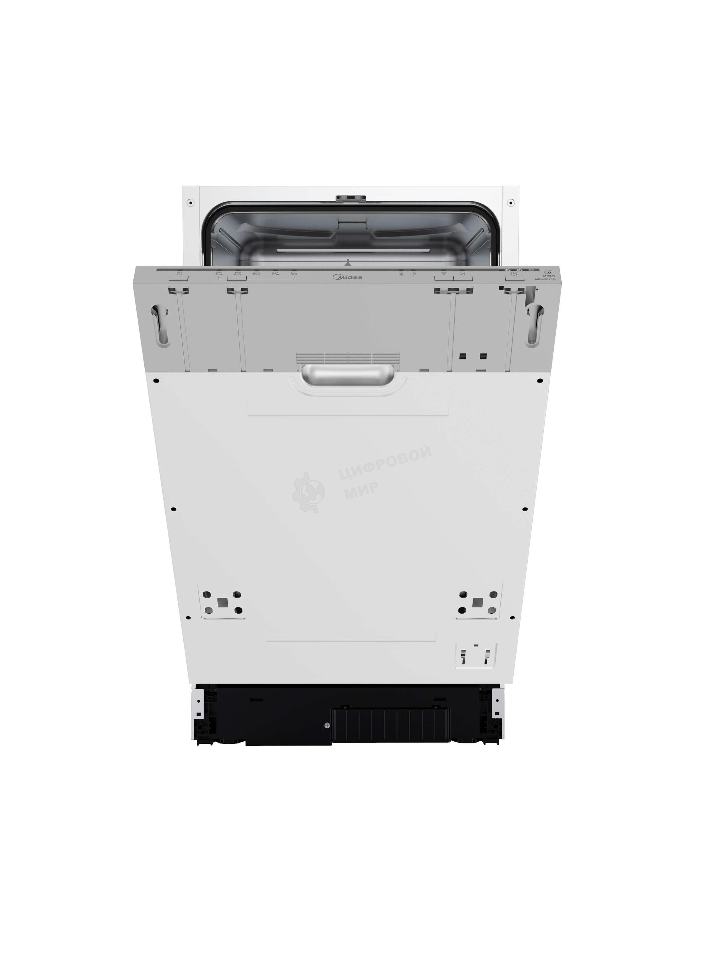 Посудомоечная машина Midea MID45S100i 9 комплектов посуды, электронное управление, 5 программ, серебристый