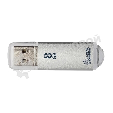 Флешка USB Smartbuy 8 Gb USB <USB 2.0> Smartbuy V-Cut серебристый(SB8 GbVC-S)