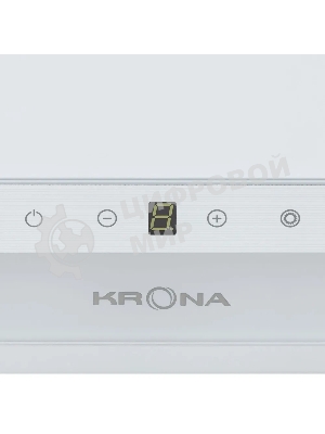 Вытяжка наклонная Krona Irma A 900 White S белый/серебристый, 89.5 см, 1300 куб. м/ч, 65 дБ