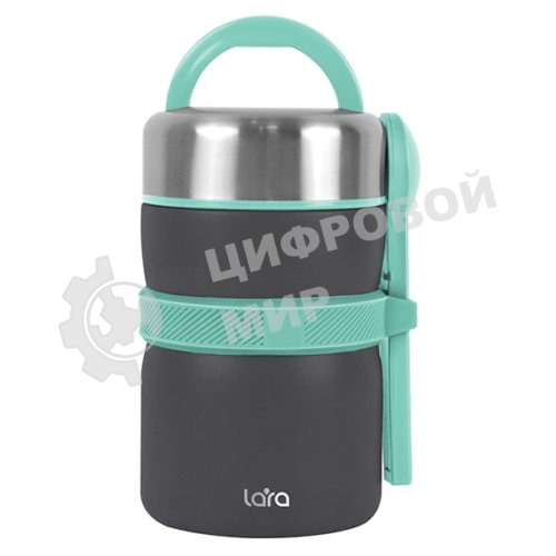 Термос Lara LR04-57 2,0 л нержавеющая сталь, пластик