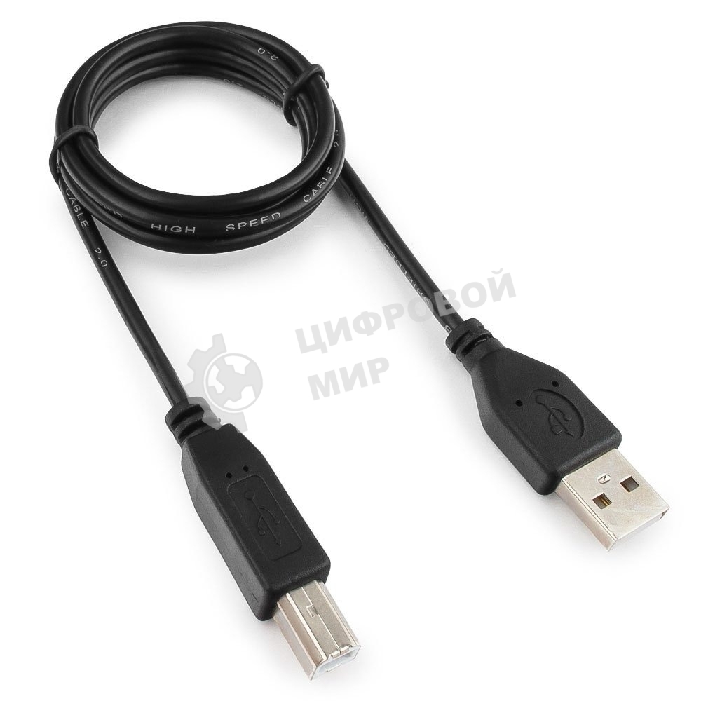 Кабель USB2.0 Гарнизон GCC-USB2-CMBM-1M, Type-C/BM, медь, 1м, черный, пакет