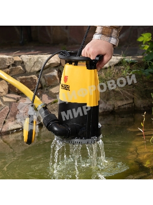 Дренажный насос Denzel DP-600S для чистой и грязной воды, 600 Вт, напор 7 м, 13000 л/ч