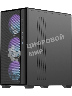 Корпус Formula Air Mesh G5 Black, Mini-Tower, чёрный, 3 x 120 мм