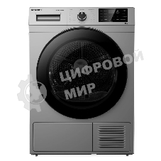 Сушильная машина Kraft KF-DM1002HPG серый, 10 кг, сушка - тепловой насос, программ - 15, 60 x 84 x 62 см