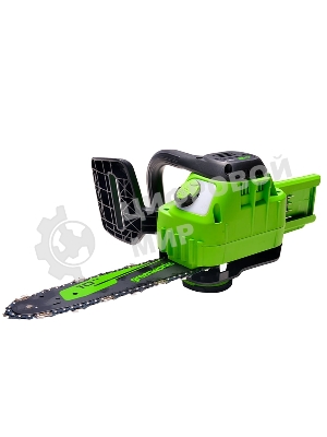 Цепная пила аккумуляторная GreenWorks G24CS25K4, 24V, 25 см, c АКБ 4А·ч и ЗУ (2007707UB)