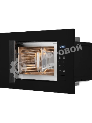 Микроволновая печь встраиваемая Weissgauff HMT-206 Compact Grill черный, 20 л, 700 Вт, переключатели - сенсор