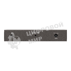 Коммутатор неуправляемый D-Link DGS-1008P/F3A с 8 портами 10/100/1000Base-T (4 порта PoE 802.3af/at, PoE-бюджет 60 Вт)