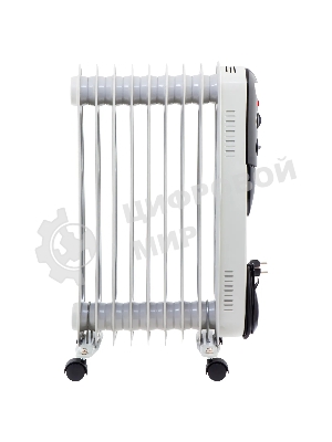 Обогреватель масляный MTX OCH-2000, белый, 2000 Вт, 20 м2, термостат
