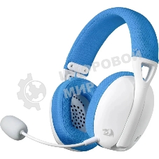 Гарнитура Redragon Ire Pro голубой, беспроводная + проводная, Bluetooth / USB, до 25 ч