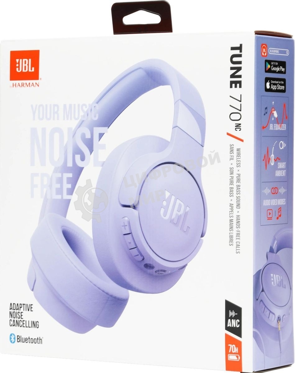 Наушники JBL Purple JBLT770NCPUR фиолетовый