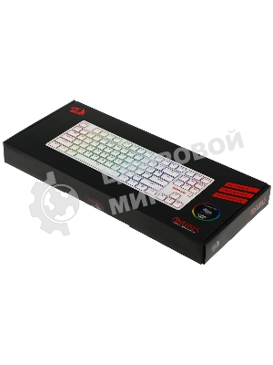 Клавиатура беспроводная Redragon Anubis беспроводная, USB, Bluetooth/Радиоканал, белый