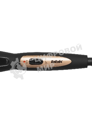 Щипцы для завивки волос BBK BST2500 черный/шампань, 19 мм, 200 °C, 1 режим