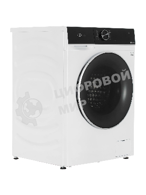 Стиральная машина Zugel ZWDF10712I Inverter Steam DD белый, загрузка фронтальная 10 кг, 1200 об/мин, класс A+++