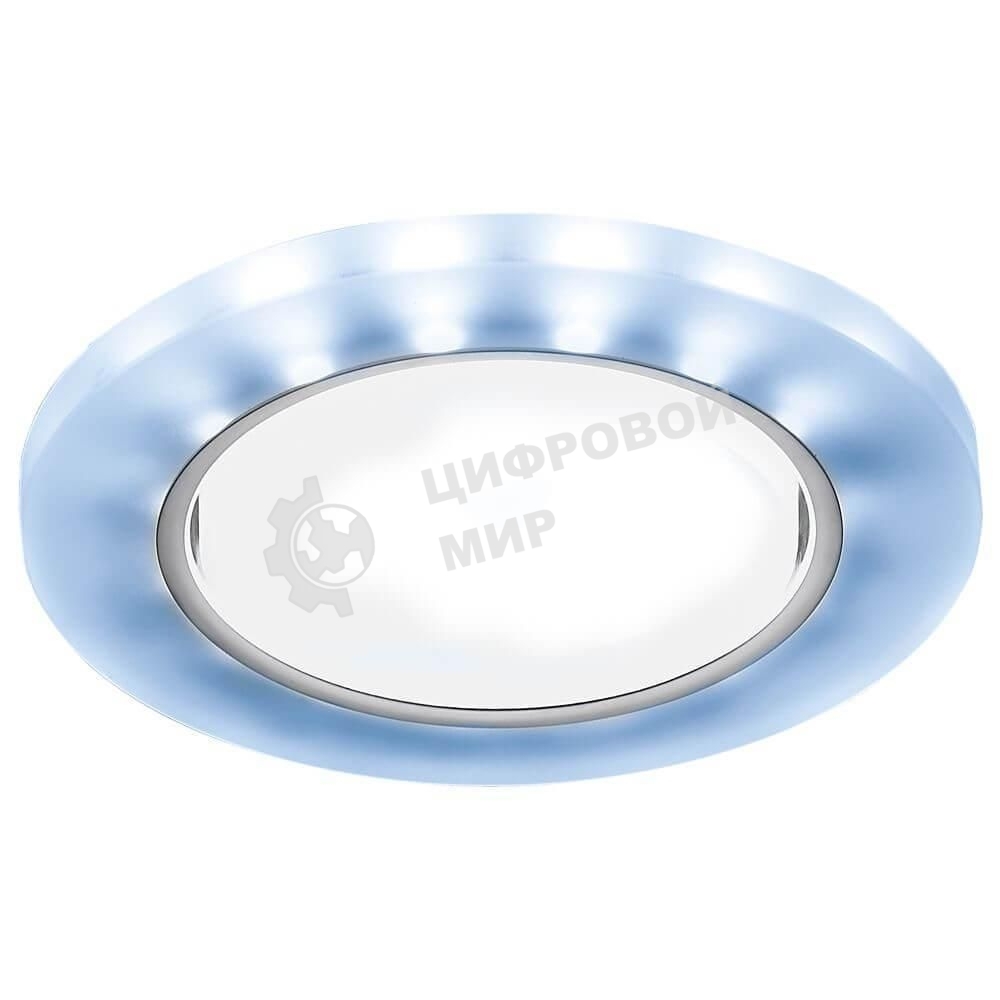 Встраиваемый точечный светильник G214 CL/CH/CLD хром/прозрачный GX53+3W(LED COLD)