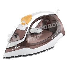 Утюг Scarlett SC-SI30K47, 2200 Вт, коричневый/белый