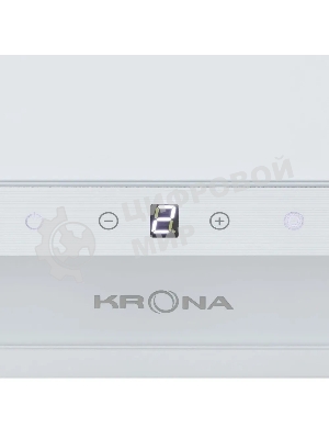 Вытяжка наклонная Krona Irma A 900 White S белый/серебристый, 89.5 см, 1300 куб. м/ч, 65 дБ