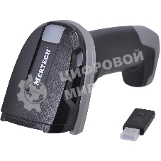 Сканер штрих-кода ручной Mertech CL-2410 (4878) 2D имидж, беспроводной, 100 скан/сек, USB-HID; USB-COM - эмуляция; Bluetooth - BLE 5., черный