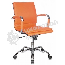 Кресло Бюрократ CH-993-Low/orange оранжевый, экокожа