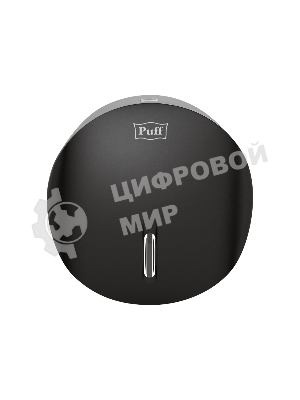 Диспенсер туалетной бумаги Рuff-7145Bl черный, с замком, ABS-пластик