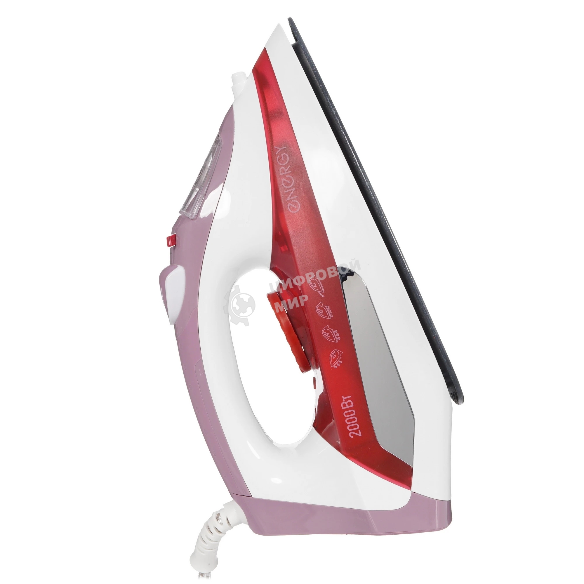 Утюг Energy EN-314 красный, 2000 Вт, керамическая подошва (в уп. 10 шт)