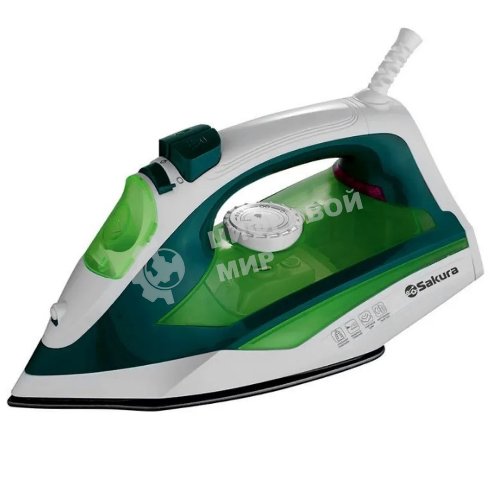 Утюг Sakura SA-3052SGR 2400 Вт стальная подошва