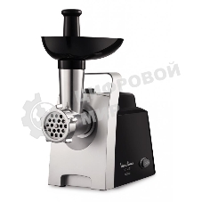 Мясорубка электрическая Moulinex ME108832 черный, 1400 Вт, 1.7 кг/мин, реверс, защита от перегрузки, насадки - 6