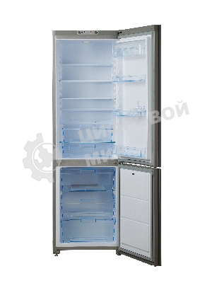 Холодильник ОРСК-175 MI glass серебристый двухкамерный 245/120л, морозилка снизу. капельная система