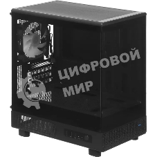 Корпус ACCORD ACC-ZM3B Black, Mini-Tower, чёрный, 1 x 120 мм