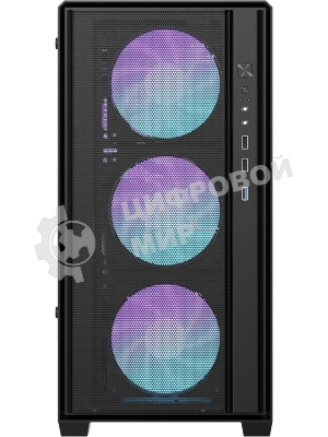 Корпус Formula Air Mesh G5 Black, Mini-Tower, чёрный, 3 x 120 мм