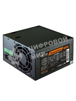 Блок питания Ginzzu SA400, 400Вт, 80мм, черный