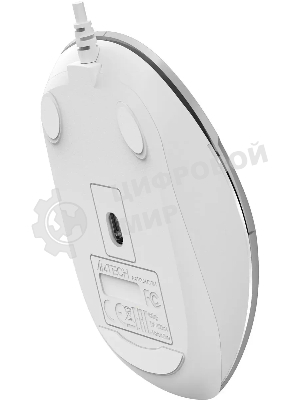 Мышь проводная A4Tech Fstyler FM26S серебристый/белый, 1600 dpi, USB, кнопки - 4