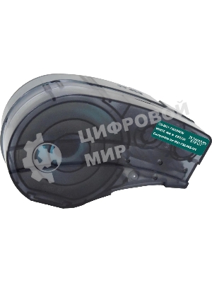Картридж ленточный Cactus CS-M21-750595GN белый шрифт, зеленый фон (19.1 мм, 6.4 м) для Brady BMP21-PLUS, BMP21-LAB