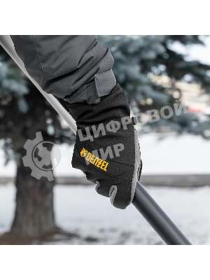 Перчатки универсальные Denzel 68089 двойные, работа с сенсорным экраном, размер 8